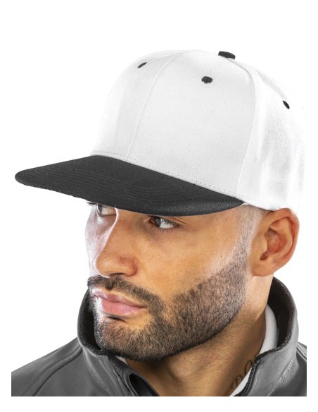 RES-RC082X-Bronx Original Flat Peak Snapback Dual Colour Cap 2